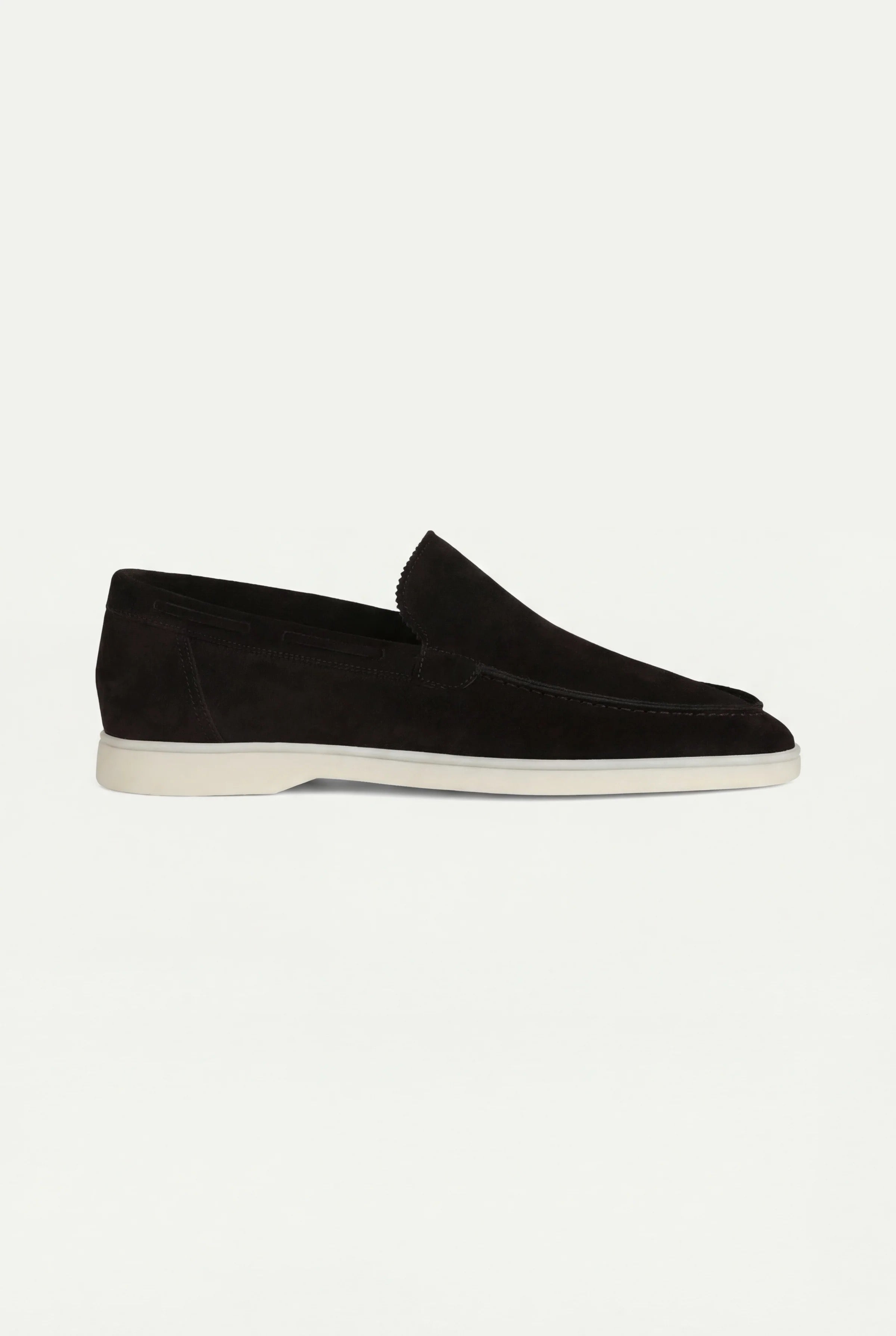 Riviera Suède Loafers Zwart