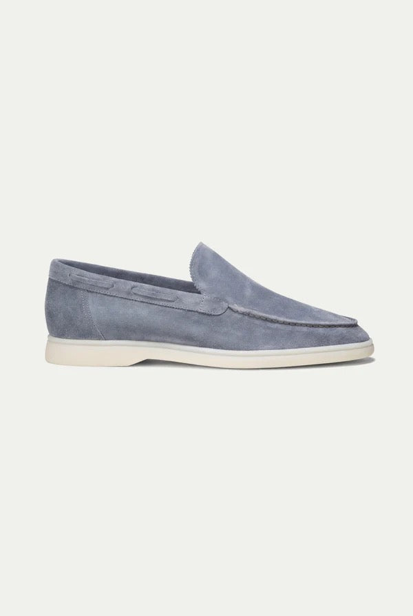 Riviera Suède Loafers Baby Blue