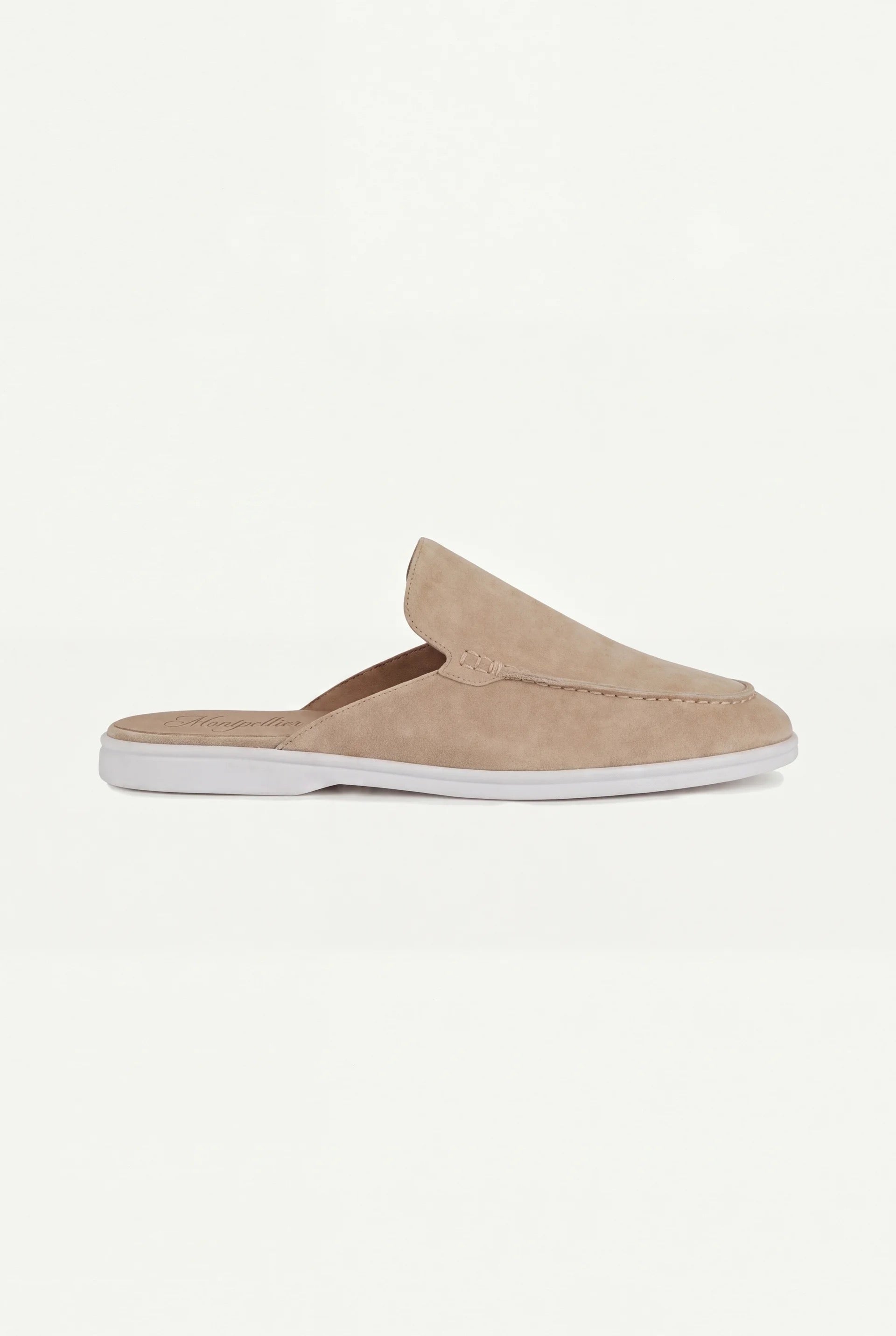 Yacht suede mule Beige