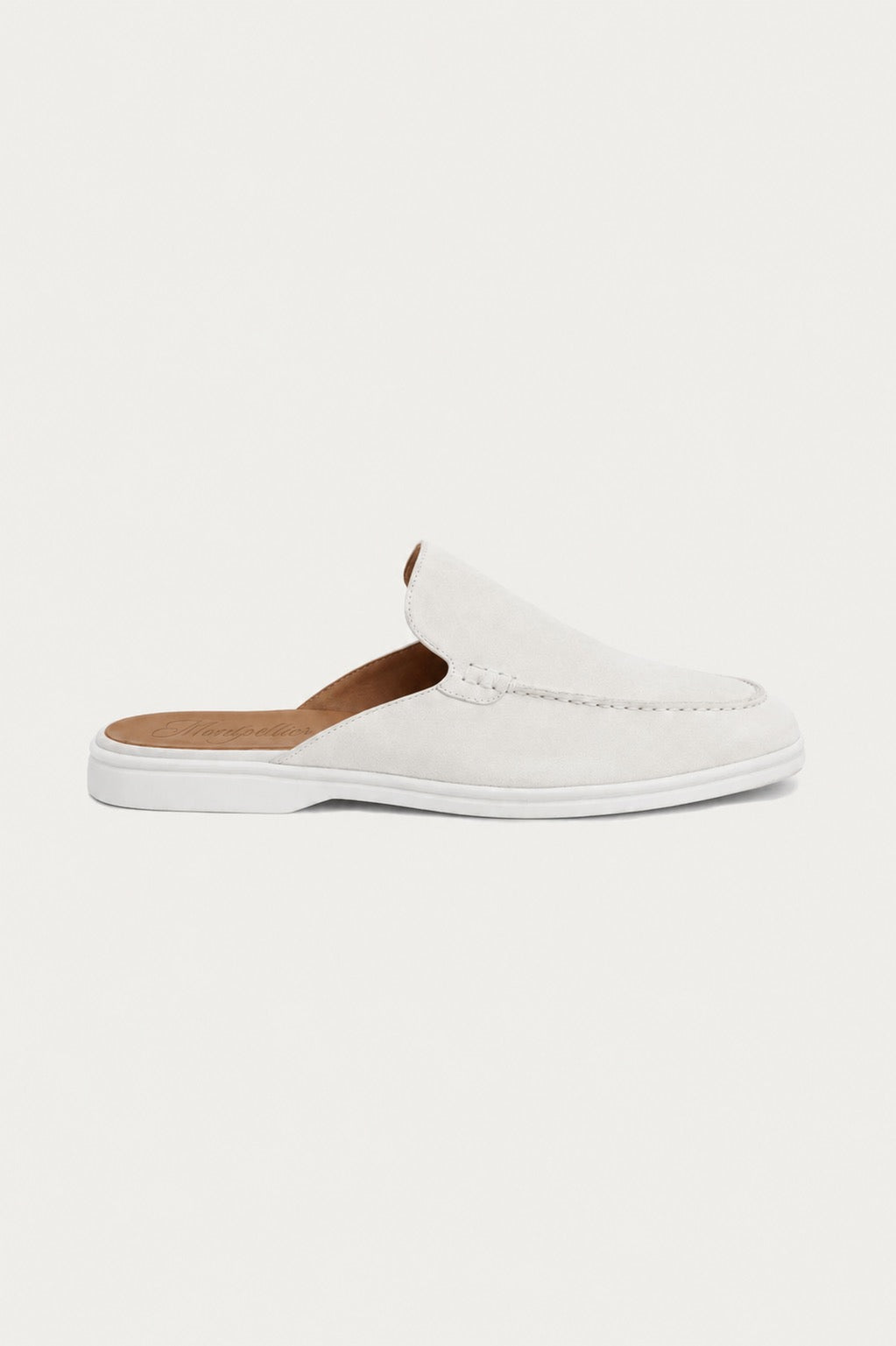 Yacht suede mule White