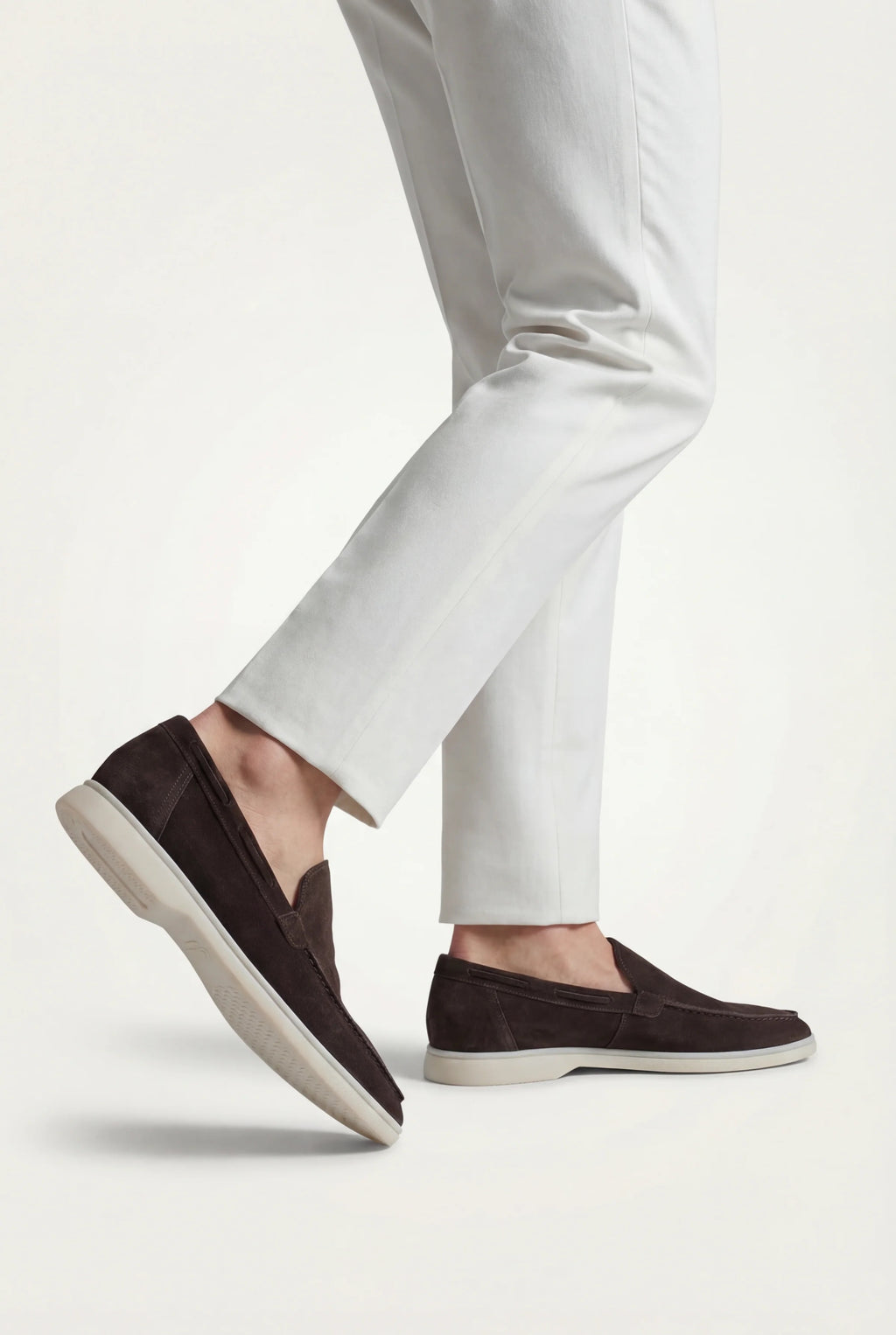 Riviera Suède Loafers Bruin