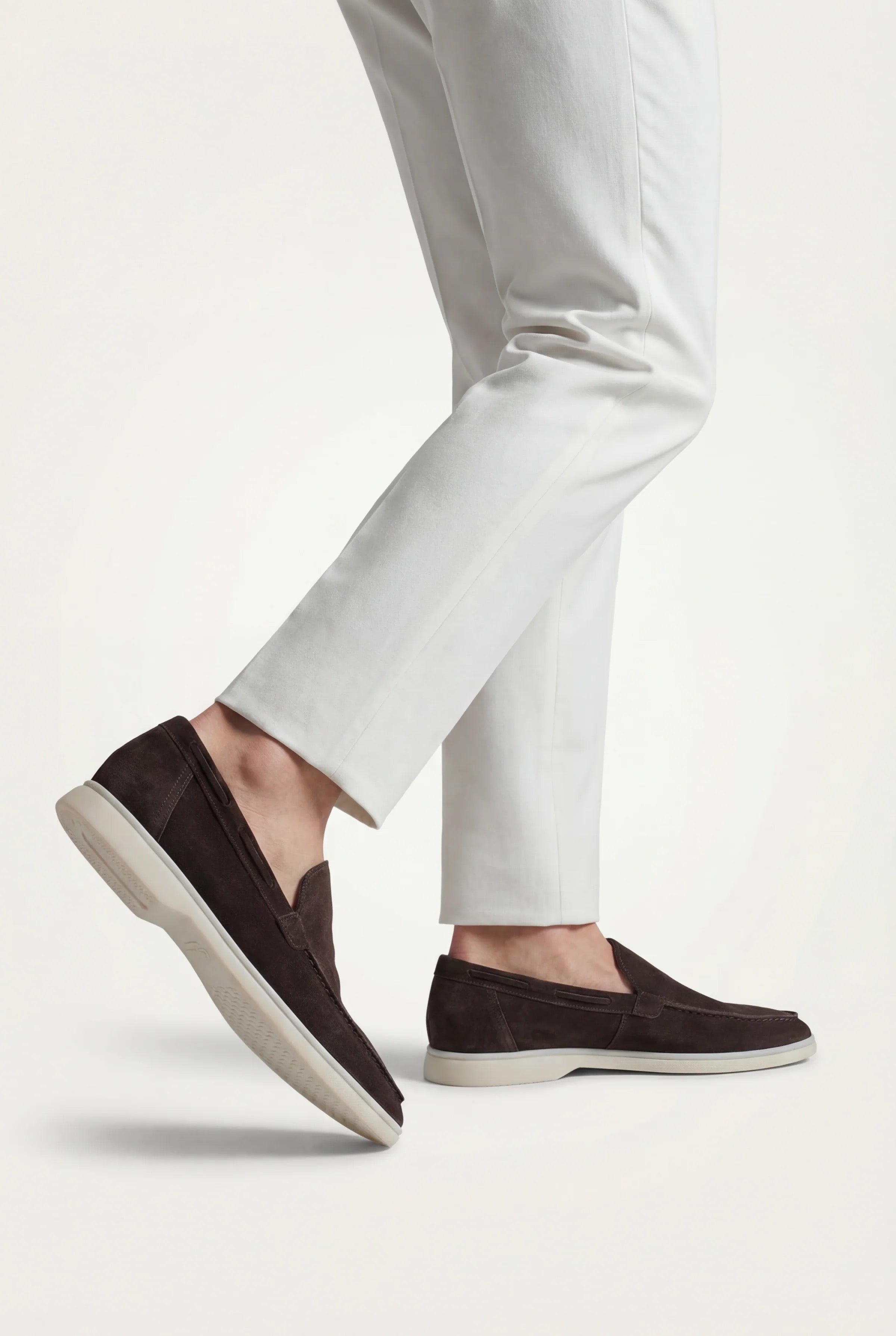 Riviera Suède Loafers Bruin