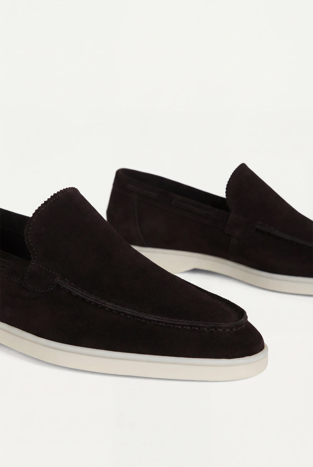 Riviera Suède Loafers Zwart