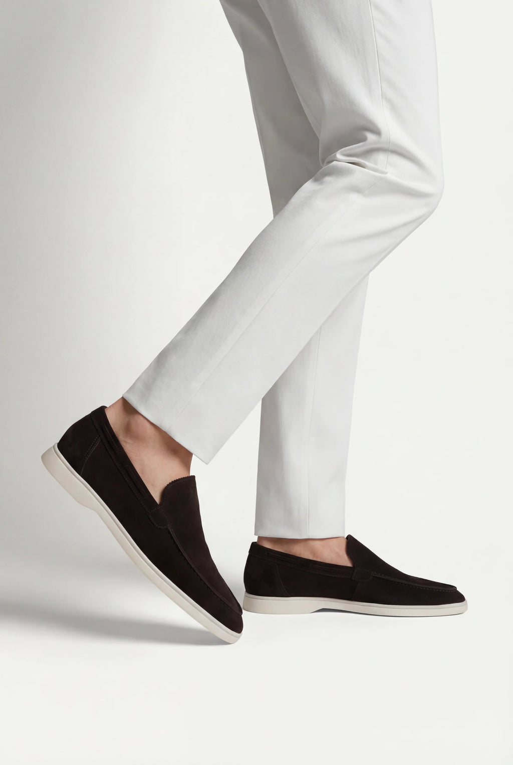 Riviera Suède Loafers Zwart