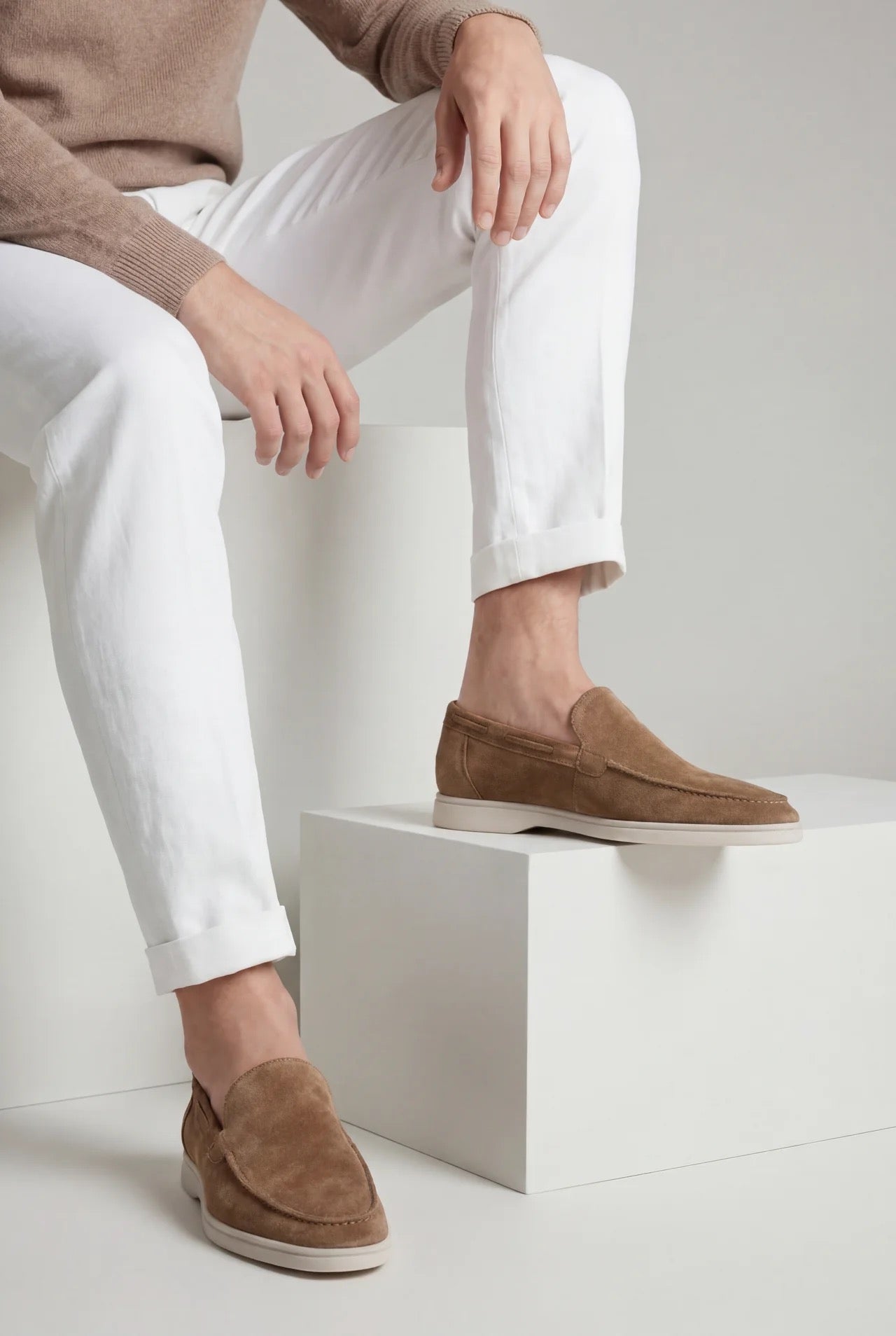 Riviera Suède Loafers Desert