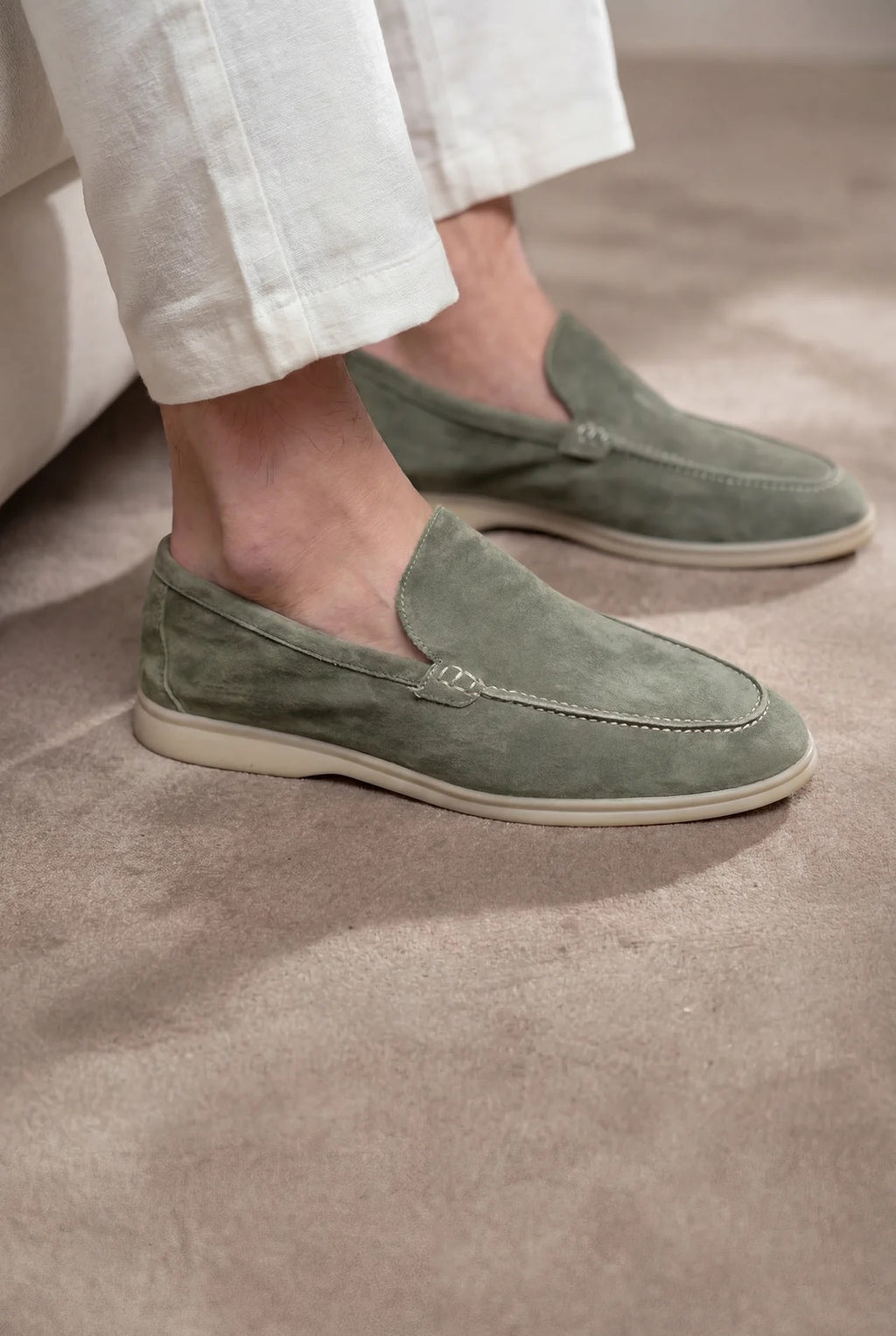 Riviera Suède Loafers Desert soft grey