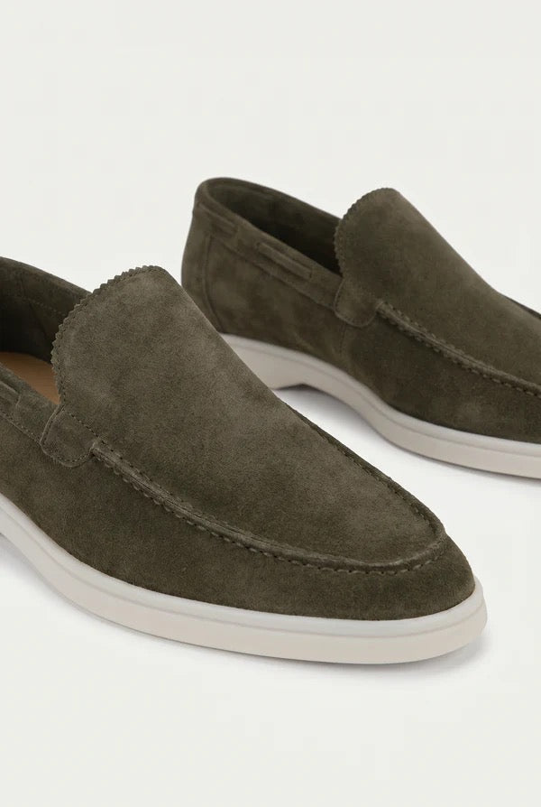 Riviera Suède Loafers Desert Olive