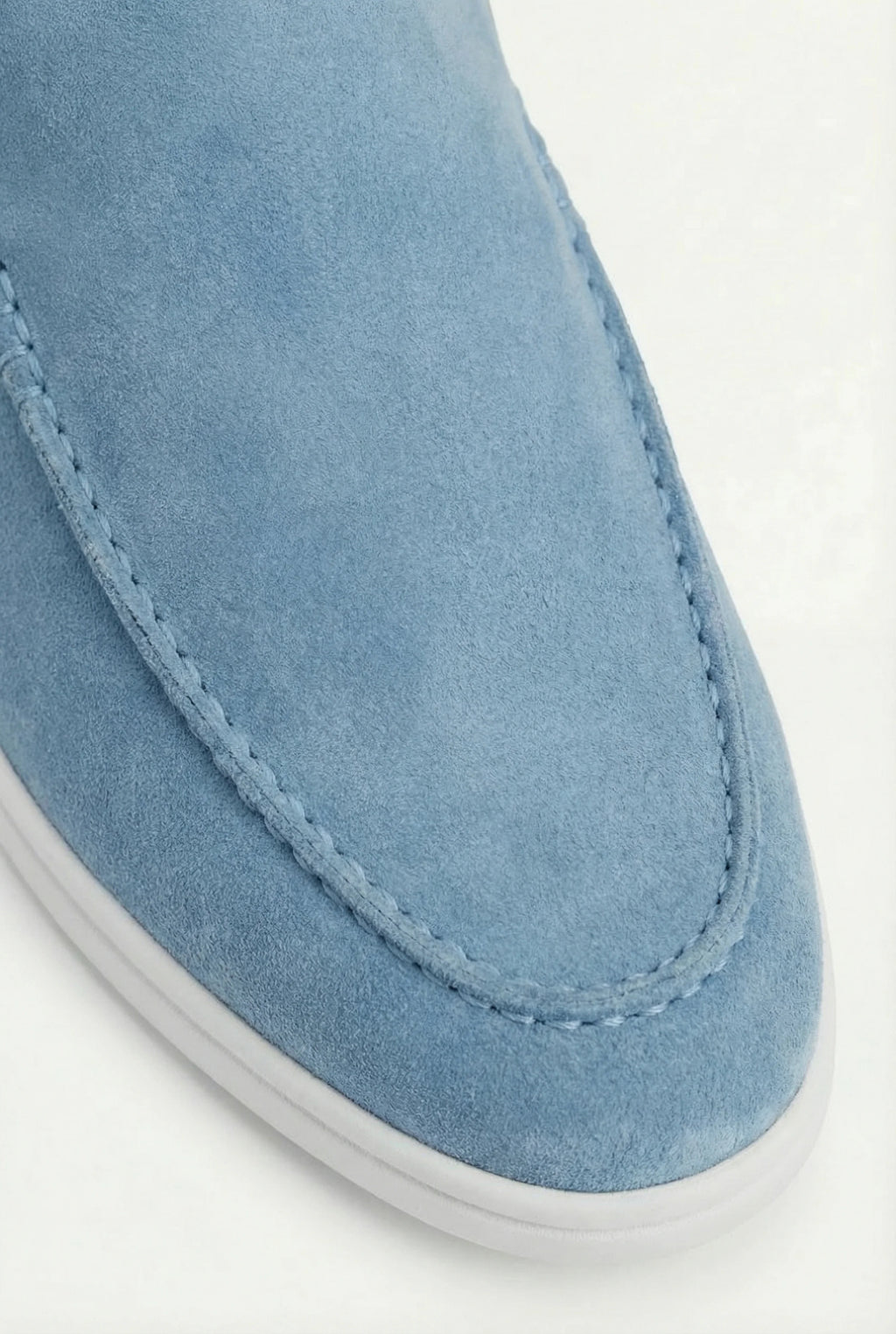 Yacht suede mule Brown Light Blue